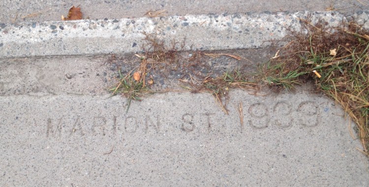 8 - Marion Street 1939 (Northeast corner)