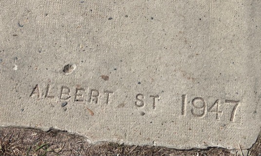 Albert Street 1947 NW corner Albert and Eyre